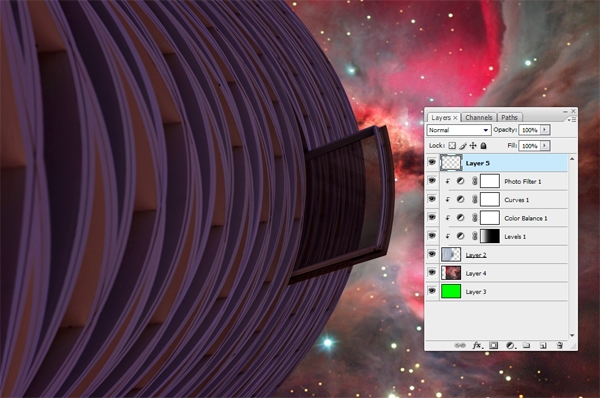 Creation of Alien SpaceShip inspection: Step 10